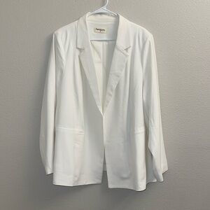 Shop impressions boutique white blazer women’s plus size